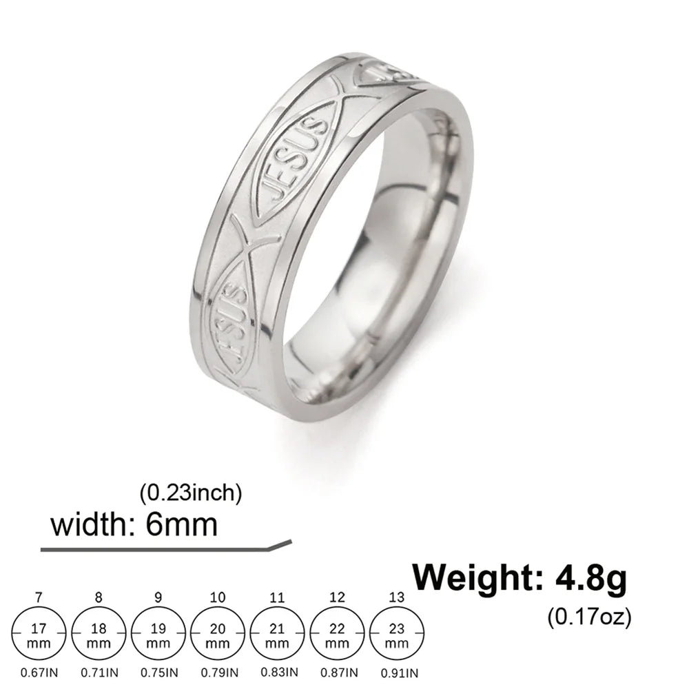 Bague En Acier Inoxydable pour couple