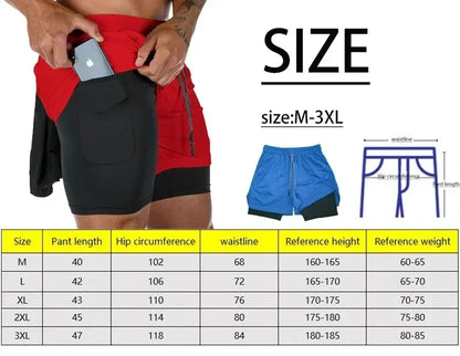 Short de fitness 2 en 1 à imprimé croix pour homme