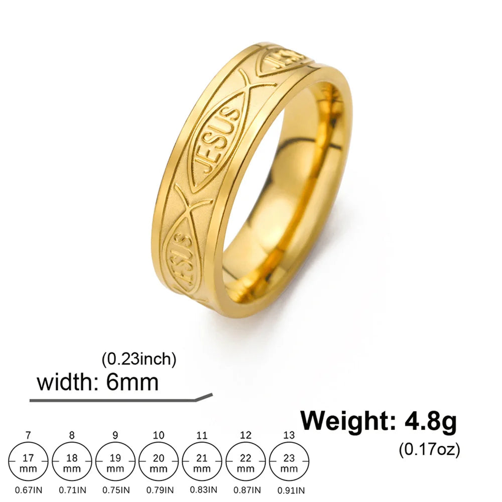 Bague En Acier Inoxydable pour couple